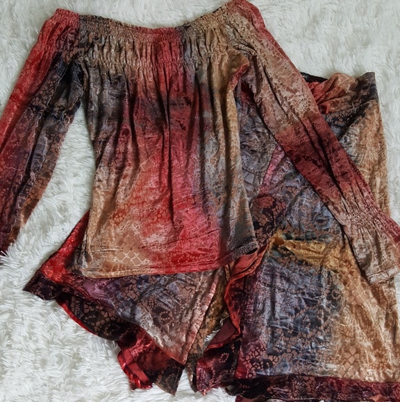 bebe Dresses & Skirts - 🔥Sexy Bebe Velour Outfit🔥 NWOT